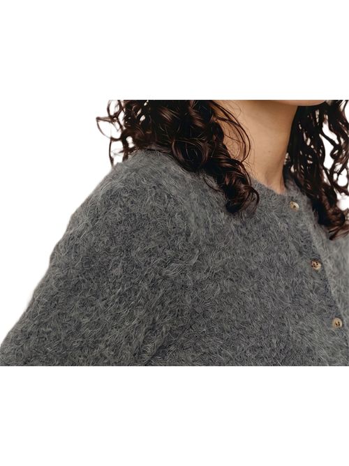 Alpaca cardigan Soft Goat | 2462812109ANTHRACITE MELANGE